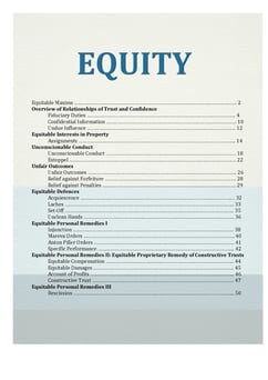 Equity Notes